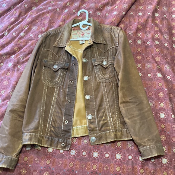 XL True Religion Leather Jacket - Picture 1 of 4